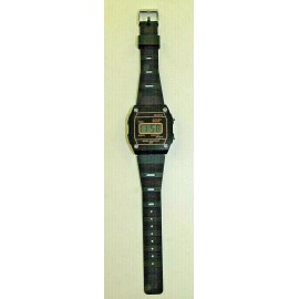 Digital Quartz Black Watch - Water Resistant - Removable Band