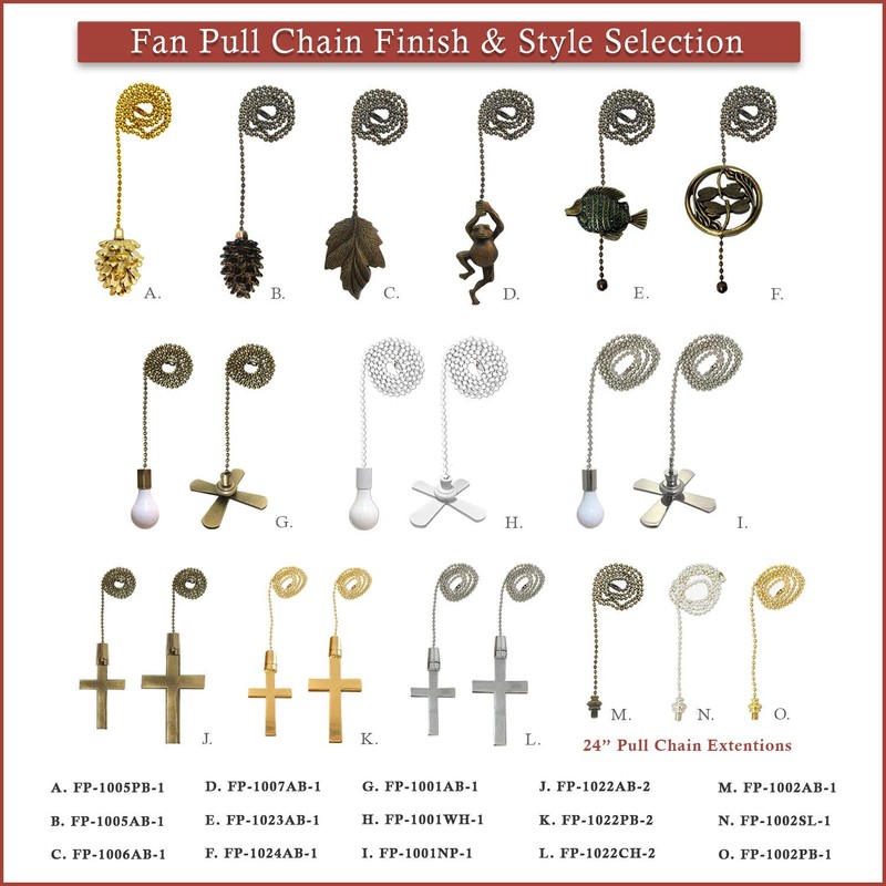 Royal Designs, Inc. Swinging Frog Fan Pull Chain (Antique Brass