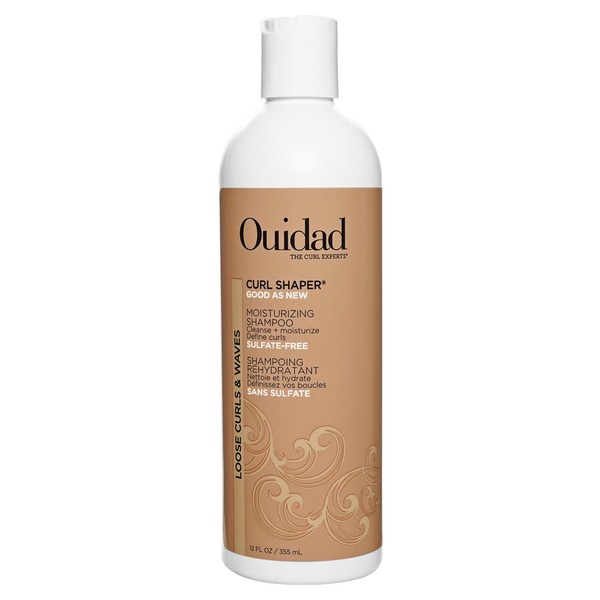 Ouidad Curl Shaper Good As New Moisture Restoring Shampoo, Removes Build-Up & Excess Oil Without Depriving Curls Enriched with Plant Essences 355ml