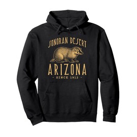 SONORAN DESERT BADGER ARIZONA WILDLIFE Pullover Hoodie