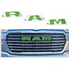 RAM Grille Emblem Overlay Decal Stickers 2025 Ram 1500 (Color: