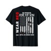 Red Friday Son Military Remember Everyone Deployed USA Flag T-Shirt