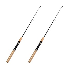 TVETE Fishing Rod 29.5 inches (75 cm), Set of 2, Compact Rod, Swing Rod, Short Rod, Extendable, Approx. 12.6 inches (32 cm), Ice Fishing, Winter Fishing, Shrimp Fishing