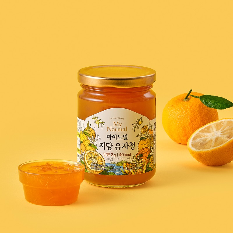 마이노멀 국내산 저당 유자청 My Normal Low-Sugar Yuja Tea