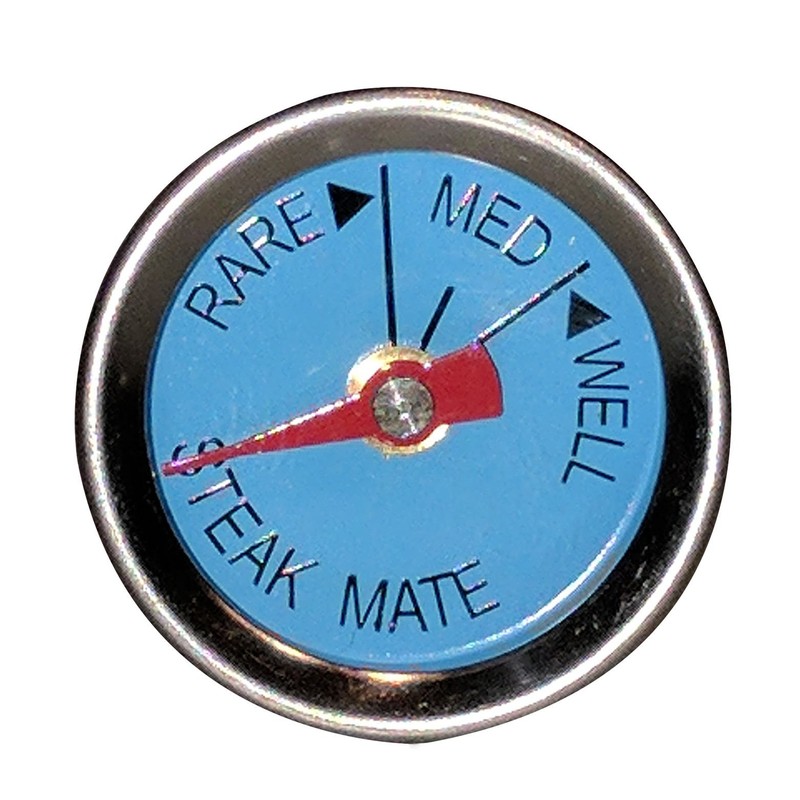 SteakMate Color Coded Outdoor Grilling Steak Thermometers, Set of 6