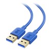 Cable Matters 2-Pack 5Gbps Short USB 3.0 Cable - 3ft,