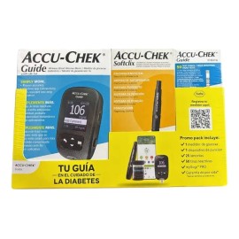 Glucometro Accu-check Guide Kit Con 50 Tiras Y 25 Lancetas