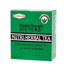 Nutri-Leaf Dieters' Nutri-Herbal Tea - Regular Strength Tea Bags X 30