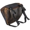 Tough 1 Canvas Pommel Bag Leather Accents Black