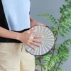 Radiant Tambourine Reflective Clear Crisp Sound Double Row Bell Drum