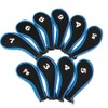 Golf Club Iron Head Covers 10 Piece Set Headcover Shaft