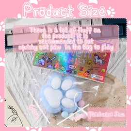 Mrltau Cute Taba Squishy Paw, Anti-Stress Cat Paws Squishy Toy, Soft Cat Paw Squishy, Taba Squishy Paw for Children and Adults