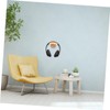 jojofuny 1set Headset Wall Mount Bracket Solid Wood Headphone Holder