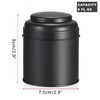JUXYES 12 Pack Tea Tins Canister with Airtight Double Lids,