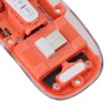 Transparent Computer Mouse 2.4G BT1 BT2 Tri Mode USB Rechargeable