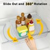 ROWNYEON Lazy Susan Turntable Organizer for Large Refrigerator, 360° Rotate