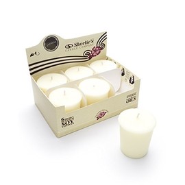 Pure Jasmine Soy Votive Candles - Scented with Essential & Natural Oils - 6 Yellow Natural Votive Candle Refills - Flower & Floral Collection