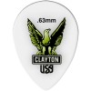 Clayton Acetal Small Teardrop Guitar Picks .63mm 3 Picks