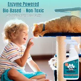 NOYATECH Pet Stain & Odor Remover – Fast-Acting Enzyme Cleaner for Dog & Cat Urine | Safe for Carpet, Couch, Turf, Tile & More | Non-Toxic, Kid & Pet Safe Spray