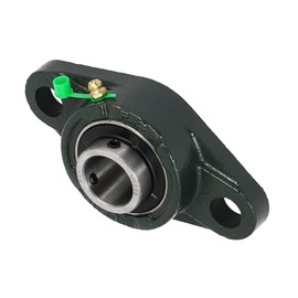 Kozelo FL205 Pillow Block Bearing - [ 25mm I.D. ] Self Alignment Solid Cast Iron Base Mounted Pillow Block Bearings