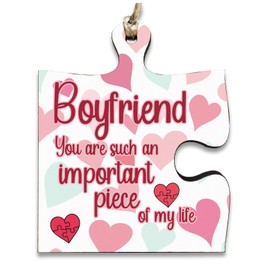 The Plum Penguin Jigsaw Puzzle Piece Gift Boyfriend You Are Important Piece Heartfelt Valentine's Day MDF Hanging Tag