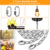 6 Feet Chain for Chandelier Silver, 120 Pounds Pendant Light