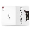 Congrats Card with Black Cat Peeking - Achievement and Well