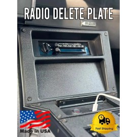 FueledBy3D 1982-1992 Camaro IROC Z28 RS Radio Delete Plate (OEM Texture/Look) MADE IN USA
