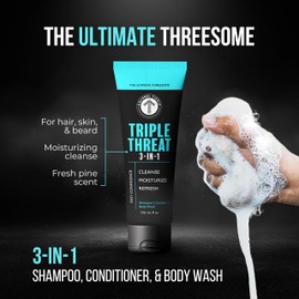 Colonel Tickle Triple Threat 3-in-1 Body Wash, Shampoo and Conditioner, 8 oz