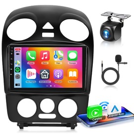 2G+64G Android 13 Car Stereo for Car Radio for Volkswagen VW Beetle 2004-2010 with Wireless Carplay Android Auto, 9 Inch Touch Screen Radio Support GPS/WiFi/Bluetooth/FM/SWC/Backup Camera