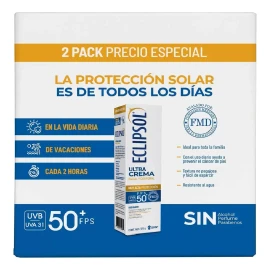 Eclipsol Bloqueador Solar Fps 50+ 2 Pzas Msi