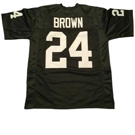Willie Brown Black Jersey Stitched Custom Football New No Brand/Logos (US, Alpha, X-Large, Regular, Regular, Black)