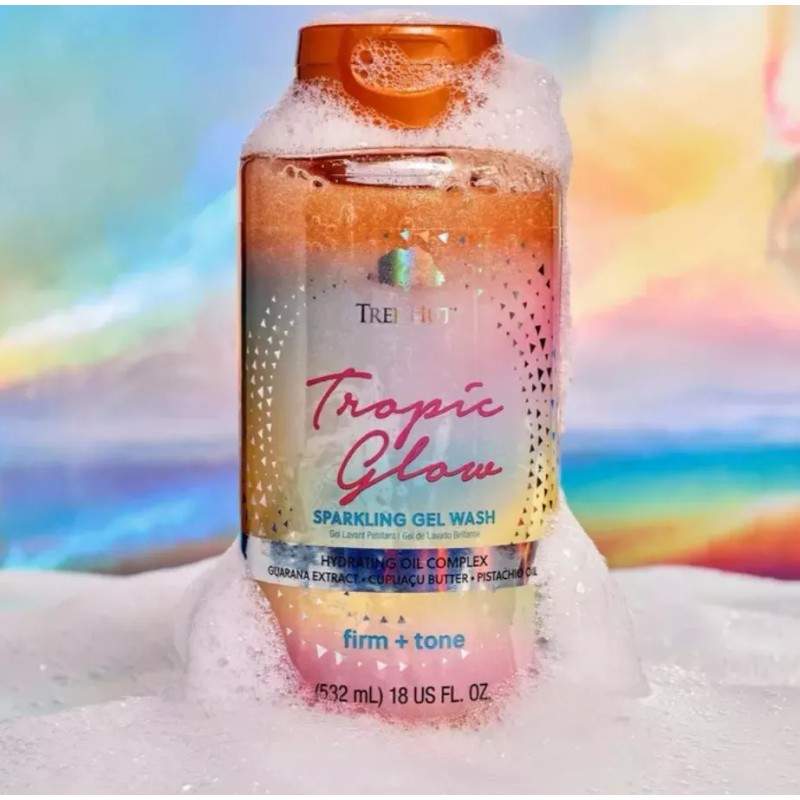 Tree Hut Exfoliante, Crema Y Gel De Baño Piel Radiante