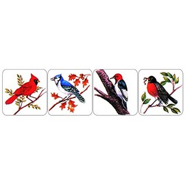 Eureka Bird Stickers Teacher Supplies for School Children, 1"W x 1"H, 120pc