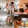Bedroom Table Lamps Set of 2 - Grey Touch Bedside