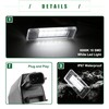 Motoforti LED License Plate Lights, Rear Tag Light Kit Assembly,