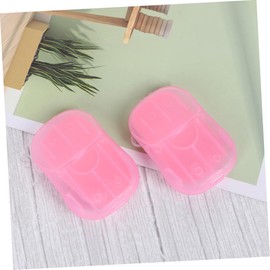 SUPVOX Disposible Soap Flakes 10 Pack Mini Soap Paper for Travel Hand Washing Sheets Safe for Camping Hiking Home Office