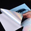 20Pcs Printable Holographic Sticker Paper A4 Dries Quickly Waterproof PET
