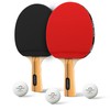 PRO SPIN Ping Pong Paddles - High-Performance Set with Premium