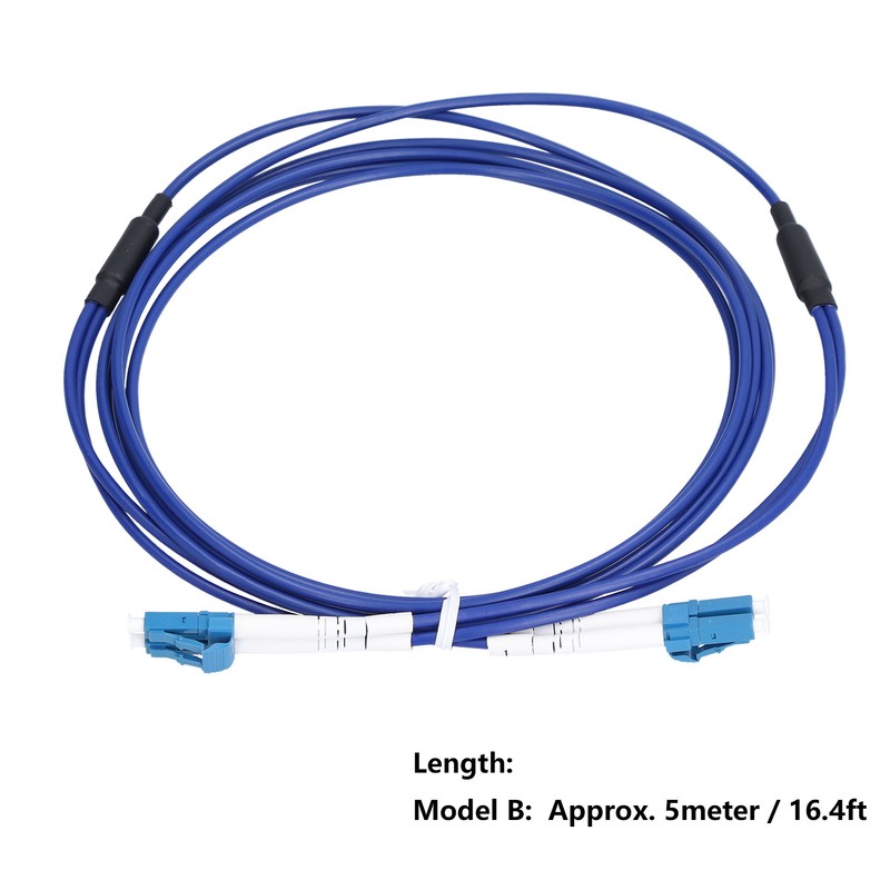 Optical Fiber Patch Cord Armored Jumper Single Mode 2 Core