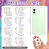 Self-Adhesive Chenille Letters Patches, A-Z Varsity Stickers for Clothing Fabric