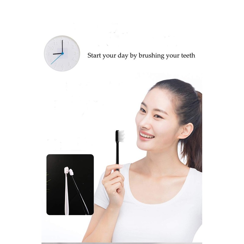 hongjin Extra Soft Toothbrush, Ultra Soft-bristled Adult Toothbrush Micro Nano