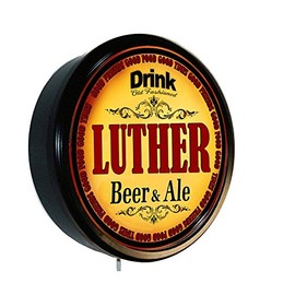 Goldenoldiesclocks Luther Beer and Ale Cerveza Lighted Wall Sign