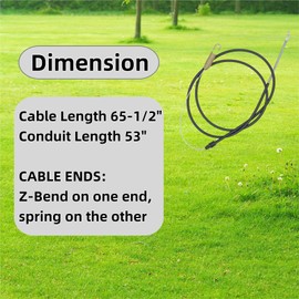 Direvcdro 119-2379 290-945 Traction Control Cable for Toro Recycler Lawn Mowers 20330 20350 20370 20954