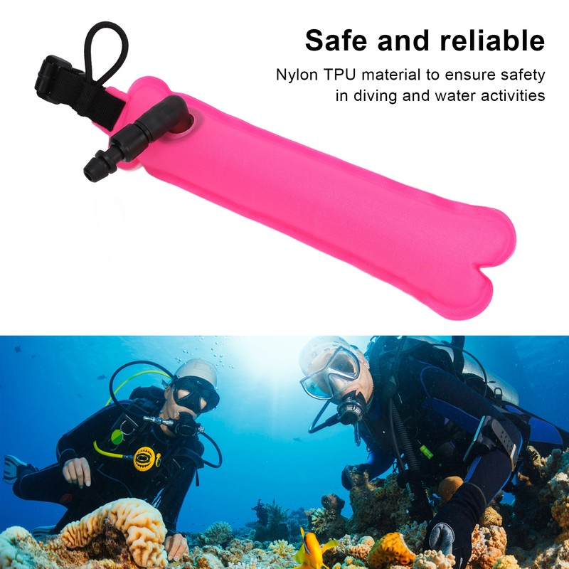 Mini Diving Buoy Integrated Valve Portable Scuba Diving Float Snorkeling