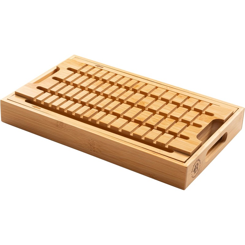 Bread Slicer for Homemade Bread - Bambüsi Upgraded Adjustable Bamboo