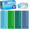 56 Packs Sutures Thread with Needle,Mixed Sutures, Training Threads(0,2/0,3/0,4/0,5/0,6/0,7/0) for