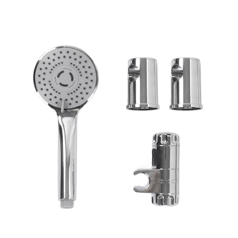 Shower Rail Set Handheld Shower Head Adjustable Slide Bar with