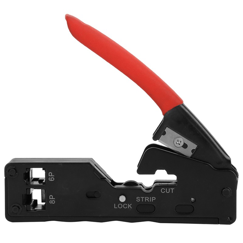 Multifunctional 6P8P Network Wire Crimper Stripper Cutter Crystal Head Crimping