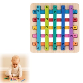 Holzspielzeug - Sensorik Spielzeug Lernspiele Maker, Montessori, Für Kinder Outdoor, Puzzle Spiele Holzspielzeug Steckspiel Story Cubes Mosaik Jenga, für Jungen und Mädchen ab 3 Jahren